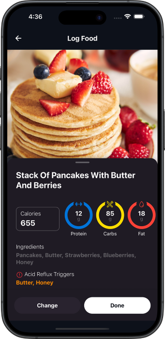 Just snap a photo of any meal